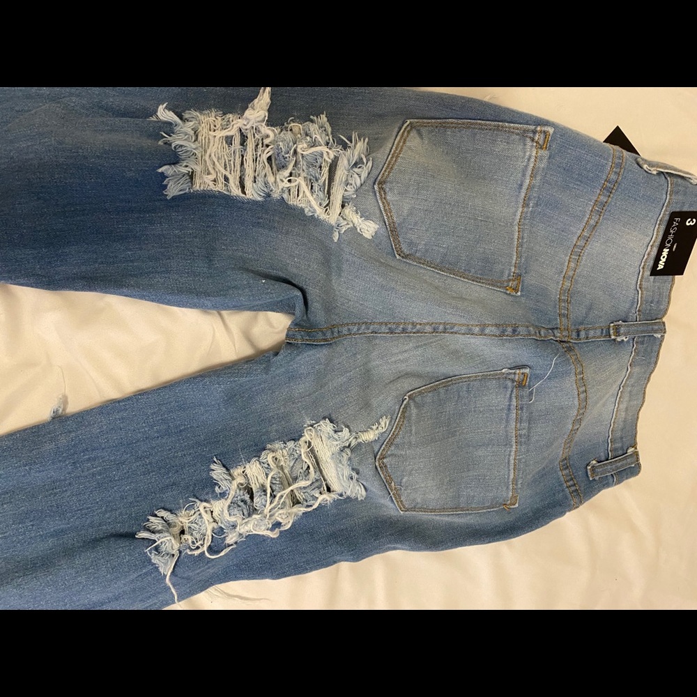 Light blue skinny jeans